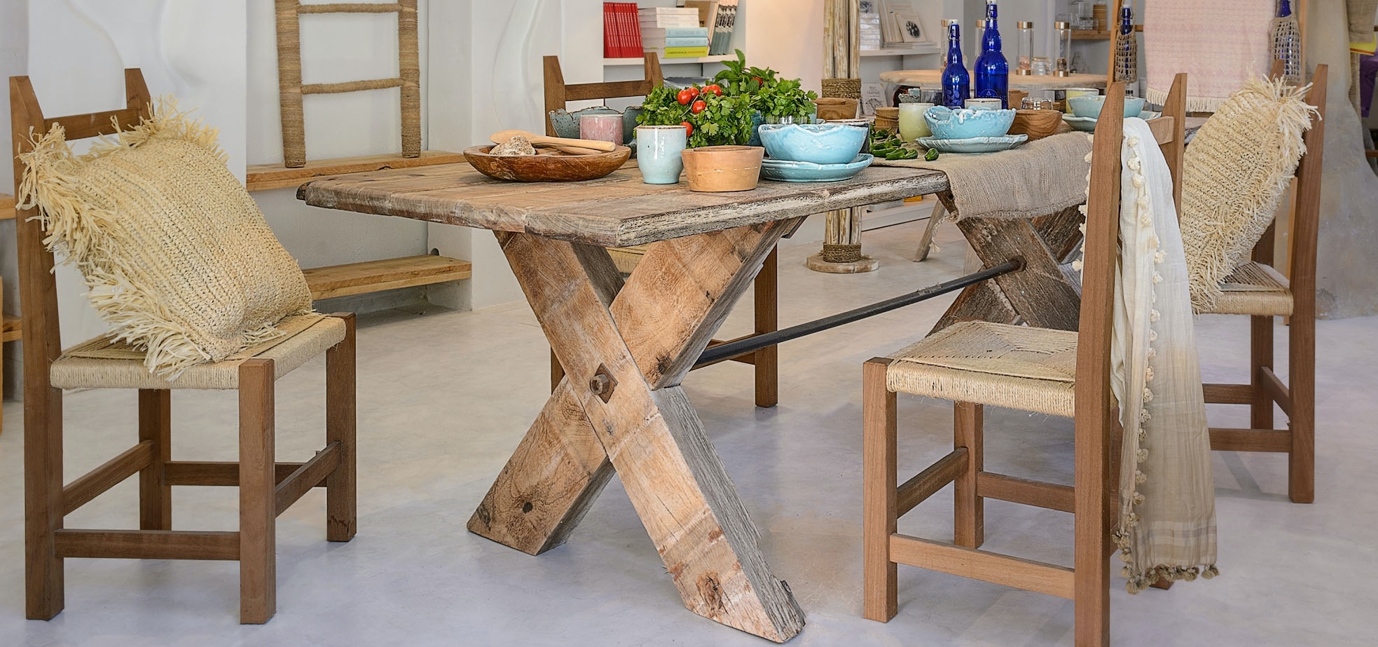 IBIZALIVING presents our collection of recycled wood furniture